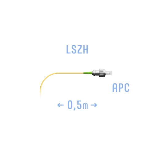 Пигтейл FC/APC SM (0.9) 0,5 m Пигтейл FC/APC SM (0.9) 0,5 m